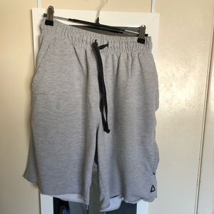 Baggy Grey Shorts w/ Zipper Pocket